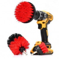 Zhenda brush 3 pcs set large size drill brush Power Scrub Clean Brush used on Electric Drill for Carpet Sofa Leather Wooden